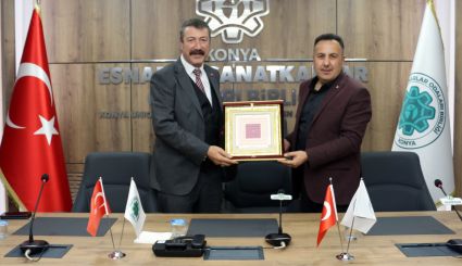 Başkanımız Ünlügül, Madeni Eşya Federasyonu Genel Başkanı Yıldırım'ı Konya’da misafir etti. Fotograf Galerisi