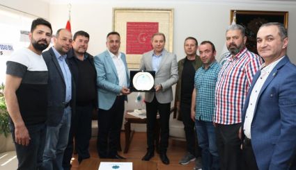 Başkanımız Ünlügül'den Birlik Başkanı Karabacak'a ziyaret Fotograf Galerisi