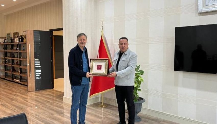 Başkan Ünlügül, Aslan Korkmaz’ı ziyaret etti