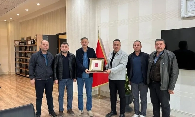 Başkan Ünlügül, Aslan Korkmaz’ı ziyaret etti Fotograf Galerisi