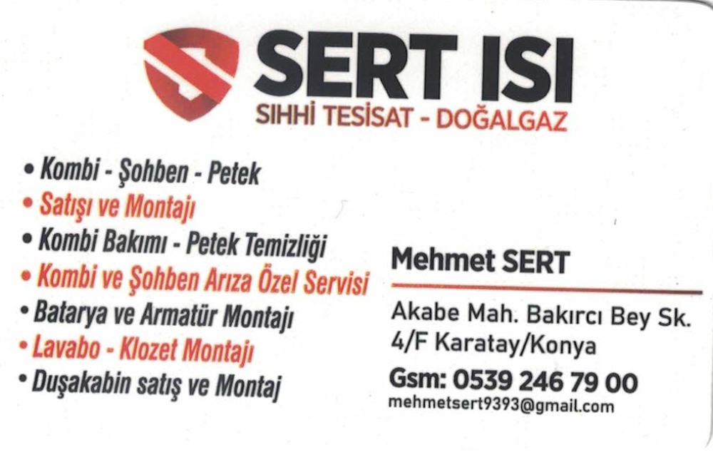 SERT ISI SIHHİ TESİSAT